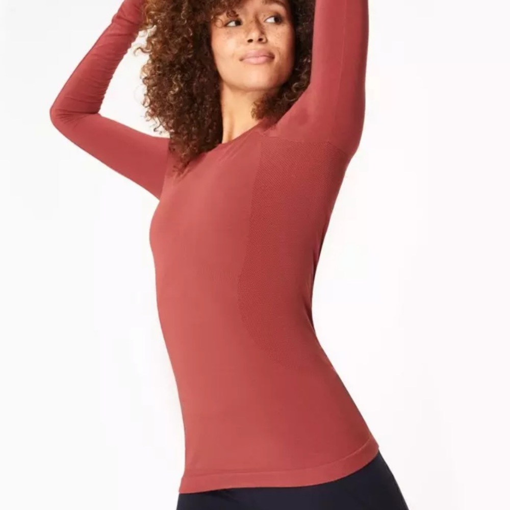 New Sweaty Betty Glisten Bamboo running top XS
